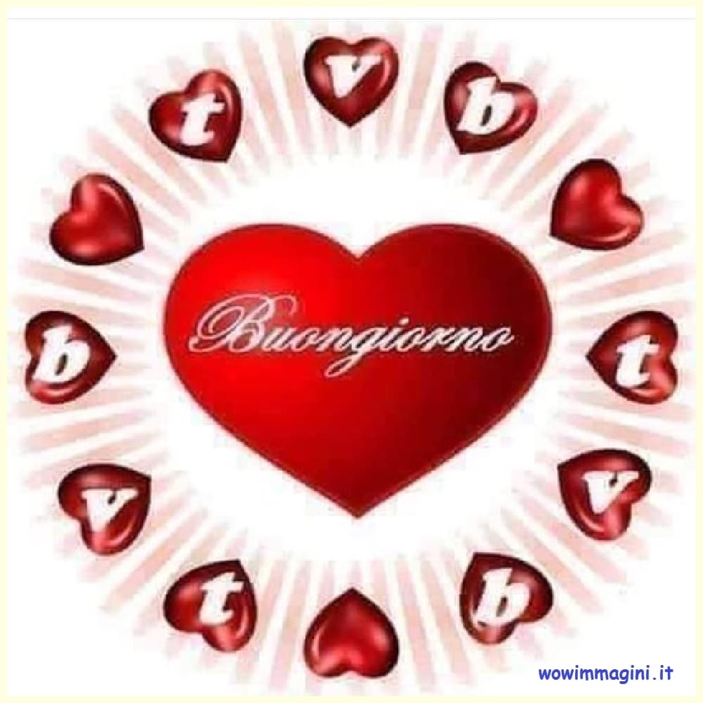 Immagini Buongiorno con il cuore