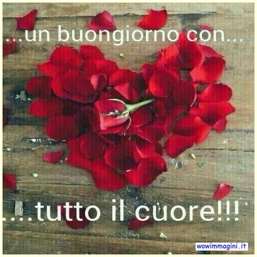 Immagini Buongiorno con il cuore