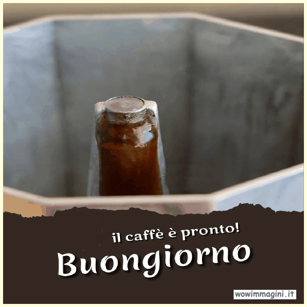 Buongiorno con caffè