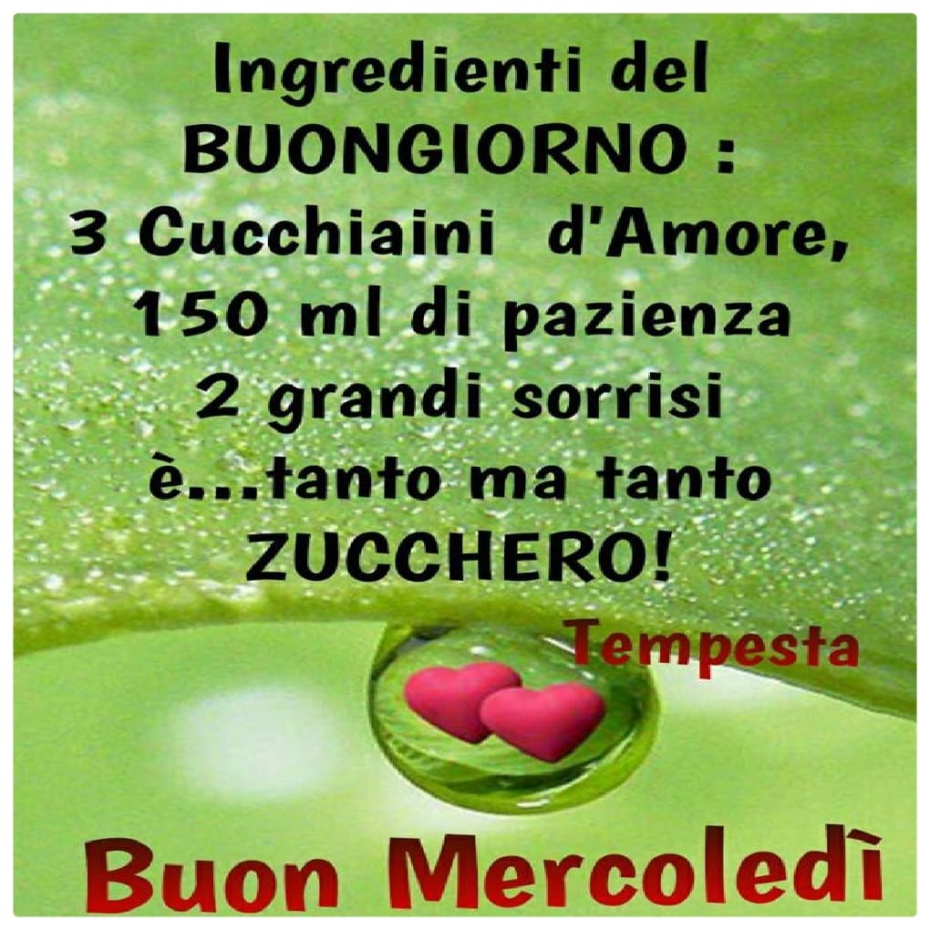 Buon Mercoledì